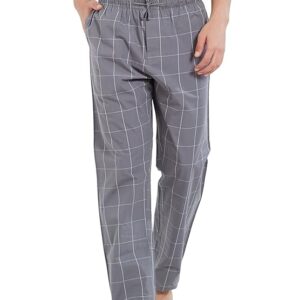 xyxx men's checkmate 100% super combed cotton regular fit pyjamas
